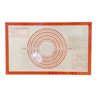 Tapis de pétrissage en silicone multicolore, simple et tendance, résistant à la chaleur, antiadhésif, compatible lave-vaisselle et four, facile à nettoyer, en carton