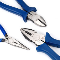 Pince à bec pointu, petite pince multifonction manuelle, outils électriques universels, grandes pinces industrielles inclinées en acier