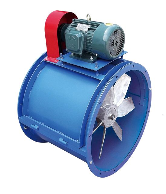 Low Noise 8000 CFM Axial Flow Blower Fan with Free Standing Mounting and OEM Support
