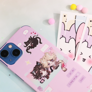 Autocollant de té<span class=keywords><strong>l</strong></span>éphone personnalisé avec dessin animé anime, impression UV, <span class=keywords><strong>film</strong></span> papier écologique, taille et logo personnalisés pour une utilisation promotionnelle - Product Image 5
