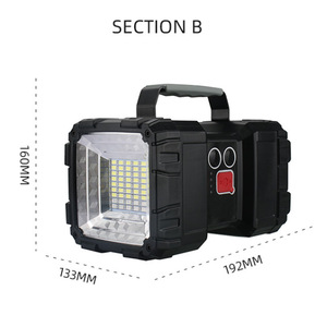 P70 L2 LED Portable Searchlight 40W 60W 80W <b>Rechargeable</b> Outdoor <b>Work</b> <b>Light</b> USB Charging Emergency Warning <b>Light</b> - Product Image 4