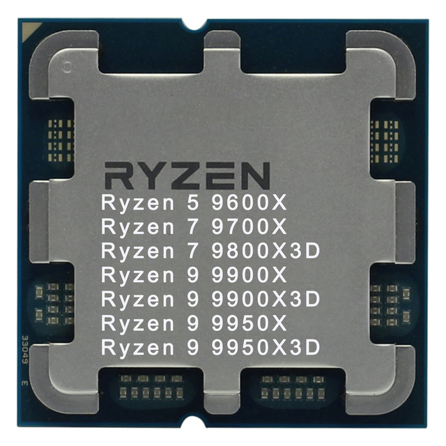 USAMD CPU AM5 Processor Ryzen R 9 9950X 9900X R 7 9700X R 5 9600X Boxed Desktop Processors CPU