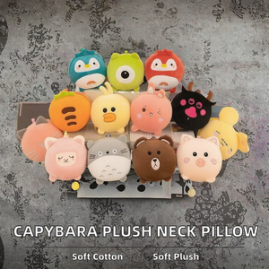 Coussin en peluche animal mignon, coussin rembourré doux, coussin décoratif animal kawaii, jouet à câliner, cadeau pour enfants et décoration intérieure - Product Image 2