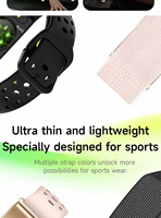 Kedatangan Baru H59 Pro Nordic Chip Monitor Kesehatan Analisis AI Pria Wanita Gelang Olahraga Tanpa Layar Dengan Tali Nilon Silikon