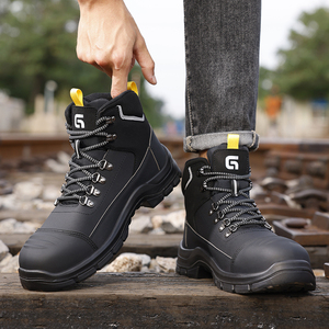 Stivali di sicurezza Unisex GUYISA Anti-smash Anti-foratura <span class=keywords><strong>scarpe</strong></span> Anti-puntura in acciaio antistatico materiale invernale <span class=keywords><strong>da</strong></span> <span class=keywords><strong>lavoro</strong></span> all'aperto-plastica in PU - Product Image 4