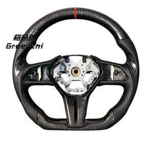 <span class=keywords><strong>Volant</strong></span> personnalisé en fibre de carbone pour Infiniti Q50 Q60 QX50 QX60, forme <span class=keywords><strong>F1</strong></span>, cuir, fabrication OEM - Product Image 1