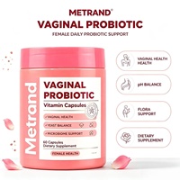 Capsules Probiotiques Vaginales Metrand - Équilibre de la Flore Intime Féminine - Soutien du pH - Complément Alimentaire pour le Bien-être Féminin