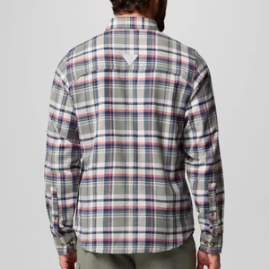 Chemise de pêche en denim à col ouvert avec logo Rashguard, protection SPF 50, style Western Fisherman, queue de poisson, masque intégré, boutons sur le dos - Product Image 2