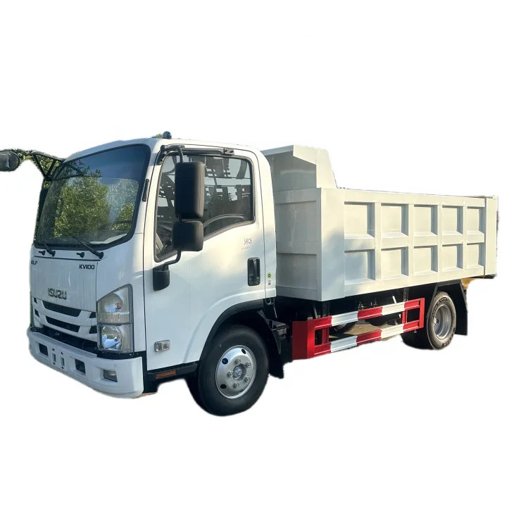 Abd'de satılık japonya Isuzu 5 ton otomatik damperli DAMPERLİ KAMYON 4x2 damperli mini kamyonlar