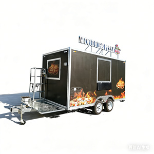2025 Coffee Manufacture Hot Dog Stand Retro Street Fast Food Trailer - Product Image 4