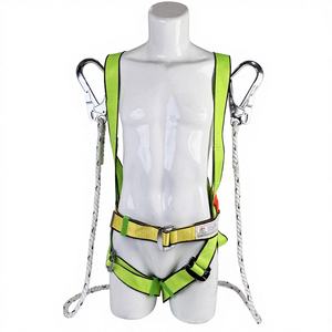 ชุดสายรัดนิรภัยแบบเต็มตัวที่ปรับแต่งได้ ความแข็งแรงสูง ทนทานต่อการสึกหรอ สำหรับปีนเขา ทำงานบนที่สูง ดับเพลิง กู้ภัย ป้องกันสี - Product Image 1