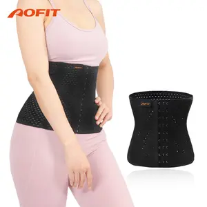 Hot Selling Women Body Tummy Shaping Soft Slimming Breathable Comfortable Mesh Cloth Latex Waist Trainer Girdle