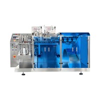 Machine d'emballage horizontale automatique pour sachets préformés, équipement de conditionnement horizontal pour matériaux volumineux, fragiles et irréguliers
