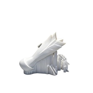 โมเดลอนิเมะพิมพ์ 3 มิติ Xuli 3D สีขาว ทำจากเรซิ่น ABS สำหรับตกแต่ง - Product Image 1