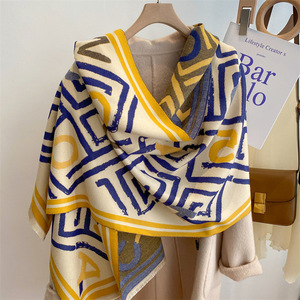 Fabricante nueva bufanda <span class=keywords><strong>de</strong></span> moda <span class=keywords><strong>para</strong></span> mujer vestido <span class=keywords><strong>de</strong></span> noche <span class=keywords><strong>fiesta</strong></span> Pashmina lana diseñador bufanda <span class=keywords><strong>de</strong></span> invierno - Product Image 5