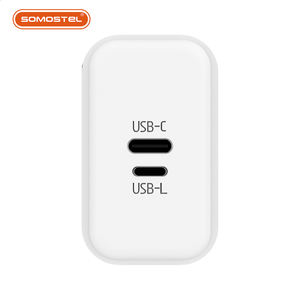 Chargeur de téléphone portable Power 2Type-c 20w Chargeur de voyage rapide + câble PD Charge rapide pour <span class=keywords><strong>Samsung</strong></span> iPhone Chargeur rapide - Product Image 2