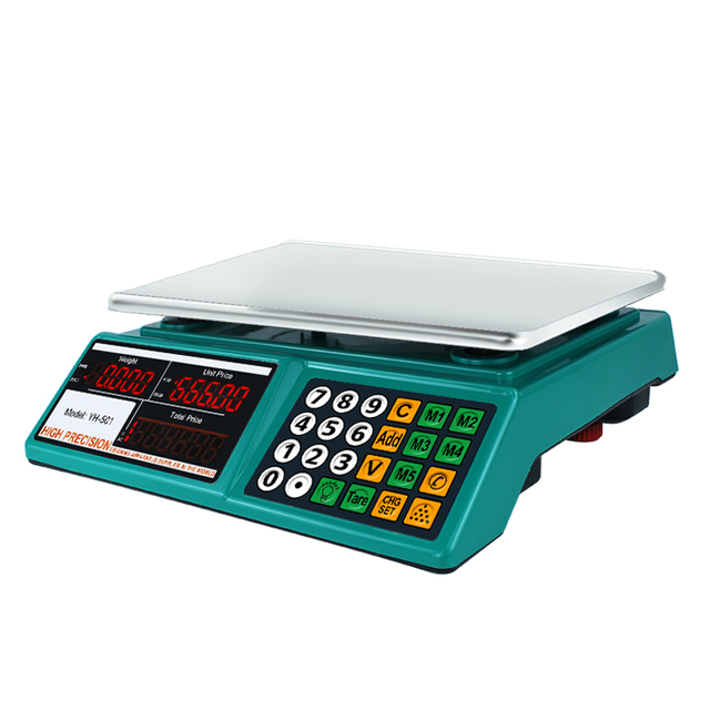LCD Electronic Weighing Scale Price Computing Mechanical Platform Scale