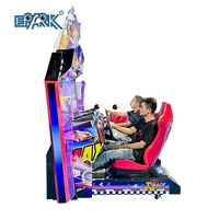 Machine de jeu de course de simulation de conduite de voiture d'arcade, jeux à pièces, course pour zone de jeu