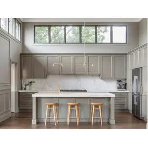 BFP One Stop Free Design Whole House Customization Construction Project Modern Modular Kitchen Furniture Kitchen Cabinet Designs - Product Image 1