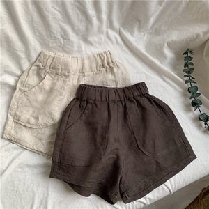 Linge pour enfants grande poche décontracté bébé été pantalon respirant haute qualité Simple enfant <span class=keywords><strong>en</strong></span> bas âge garçons Shorts - Product Image 6