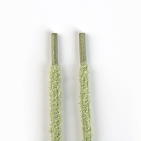 Lacets de Chaussures Douillets de Noël 5mm, Lacets Plats en Polyester de Couleur Personnalisée, Lacets Ronds Doux et Moelleux