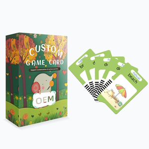 Tùy Chỉnh Tiếng Anh Nói Thẻ Flash Cho Trẻ Em Trẻ Em Của Giáo Dục Học Tập Đồ Chơi Giấy In Ấn Các Thẻ Flash Với Máy - Product Image 1