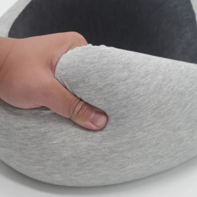 Almohada ergonómica para el cuello de viaje en forma de U, soporte para la barbilla y el cuello, almohada de viaje para el cuello de espuma viscoelástica para avión, coche, oficina, hogar