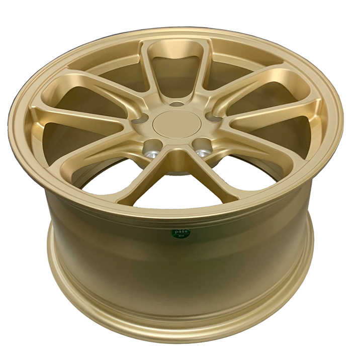 Popular luxury cool superior new style forged aluminum wheels rim Golden trim for passenger cars Brand Automobile 18*8.0/18*10