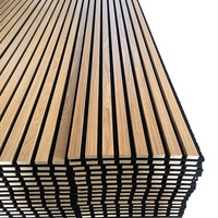 Solution acoustique en bois Panneaux acoustiques en feutre PET en fibre de polyester 100% Panneaux acoustiques d'absorption acoustique