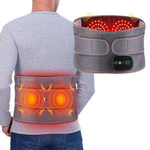 EE. UU., envío gratis, masajeador de cintura recargable, compresa caliente, alivio del dolor de espalda, vibración inalámbrica, cinturón de masaje Lumbar con calor - Product Image 1