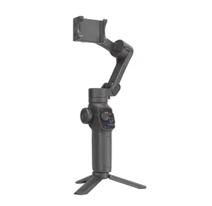 L9 Popular estabilizador de cardán de tiro inteligente de seguimiento facial de 3 ejes con varilla de extensión de luz de relleno trípode VLOG selfie stick