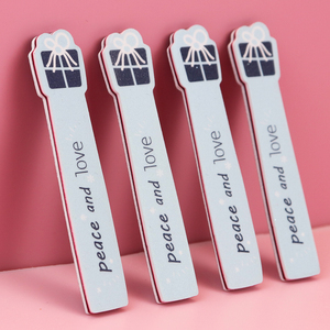 Ziri Factory Wholesale Professional Kids Nail Art Tools Custom Logo Leopard Limas Emery Board Bulk Nail File