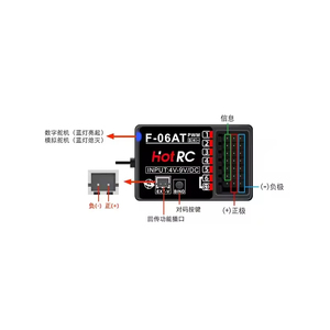 F-06A F-06AT 6-kênh Gyro 2.4GHz Receiver <span class=keywords><strong>RC</strong></span> Mô hình phụ tùng cho 6-kênh điều khiển từ xa <span class=keywords><strong>transmitter</strong></span> cho <span class=keywords><strong>RC</strong></span> bay không người lái phụ kiện - Product Image 4