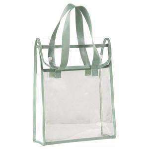 Bolsa transparente para documentos de PVC, forma rectangular con cierre a presión para viajes y almacenamiento, organizador de oficina, soporte para libros - Product Image 5