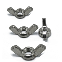 Écrou papillon à vis manuelle en acier au carbone de grade 4.8, zingué, M5 M6 M8 M10 M12, pour machines générales, directement de l'usine