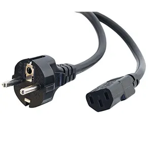 SIPU 1M 1.5M 1.8M 2M 3M Factory supply power cable 3 pin UK electric plug laptop power extension cord