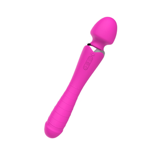 Meistverkaufter Leistungsstarker Dildo-Vibrator Silikon Doppelkopf Vibrierender G-Punkt-Massager Männliches und Weibliches Erwachsenen-Sexspielzeug - Product Image 4