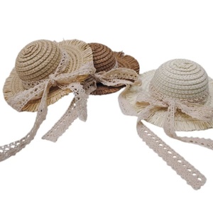 Sombrero de Paja Natural para Mascotas <span class=keywords><strong>con</strong></span> Lazo, para Perros y Gatos, Venta al por Mayor, <span class=keywords><strong>Gorra</strong></span> para Perros y Gatos, Sombrero para Mascotas - Product Image 4