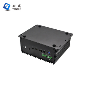 6 <span class=keywords><strong>PC</strong></span> Industriels Embarqués Sans Ventilateur en Stock avec 6 Ports RS232/485 DB9 COM, Processeur Intel I7 7ème Génération, 2 DDR4, Win10/Linux/Ubuntu, MSATA, VGA, HD, 2 LAN, GPIO - Product Image 2
