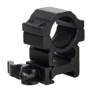 Anillas Metálicas Profesionales de 30 mm/25 <span class=keywords><strong>1</strong></span>/2 Pulgadas, Resistentes al Agua, de Liberación Rápida, para Montaje de Mira Táctica - Negro, para Linterna/Visión Nocturna/Luces - Product Image 3