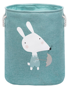 Cesta de Almacenamiento Plegable de Tela Impermeable de Gran Capacidad con Asas para Ropa, Juguetes y Lavandería - Product Image 5