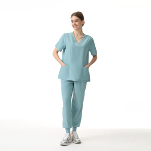 Uniformes musulmanes de manga corta <span class=keywords><strong>para</strong></span> <span class=keywords><strong>mujer</strong></span> al por mayor, traje largo, uniformes de enfermería hospitalaria <span class=keywords><strong>para</strong></span> médicos, hospitales y clínicas - Product Image 5