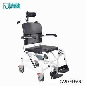 Déambulateur pliable portable avec siège et panier pour personnes âgées, 4 roues, rouge - Product Image 5