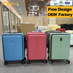 <span class=keywords><strong>Valise</strong></span> extensible OEM 20 pouces avec roulettes pivotantes, coque rigide, ouverture frontale pour hommes et femmes, voyage <span class=keywords><strong>d</strong></span>'affaires - Product Image 1