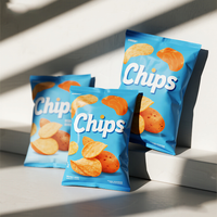 Sacs en plastique de papier d'aluminium de haute qualité laminé mélangé de fruits secs Snack Food Popcorn Chips de pommes de terre Sacs d'emballage Chips Sacs