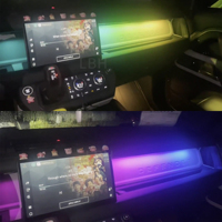 Pour Land Rover Defender 90/110/130 2020-2025 L663 lumière ambiante intérieure complète Multi couleurs RGB atmosphère lampe barre lumineuse LED