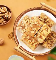 Confiserie nutritive du Sichuan, bonbons aux noix saveur originale en sachet pour la vente en gros