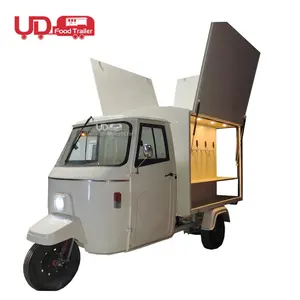Carrito de Comida <span class=keywords><strong>Piaggio</strong></span> Ape Estándar Europeo, Camión Bar Móvil Vintage para Cerveza, Camión de Comida para Cócteles en Venta - Product Image 1