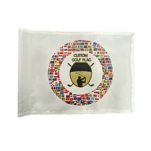 Cost-effective Bulk Supply Custom Size Pennant High <b>Stitching</b> Craft Golf Flag Matching Optional Golf Flag - Product Image 1