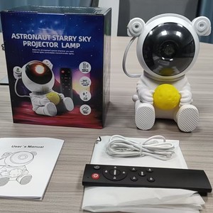 Lampada a Proiezione LED per Cielo Stellato, Luce d'Atmosfera per Camera da Letto, Controllo Remoto, Luce Notturna <span class=keywords><strong>Luna</strong></span> - Product Image 1